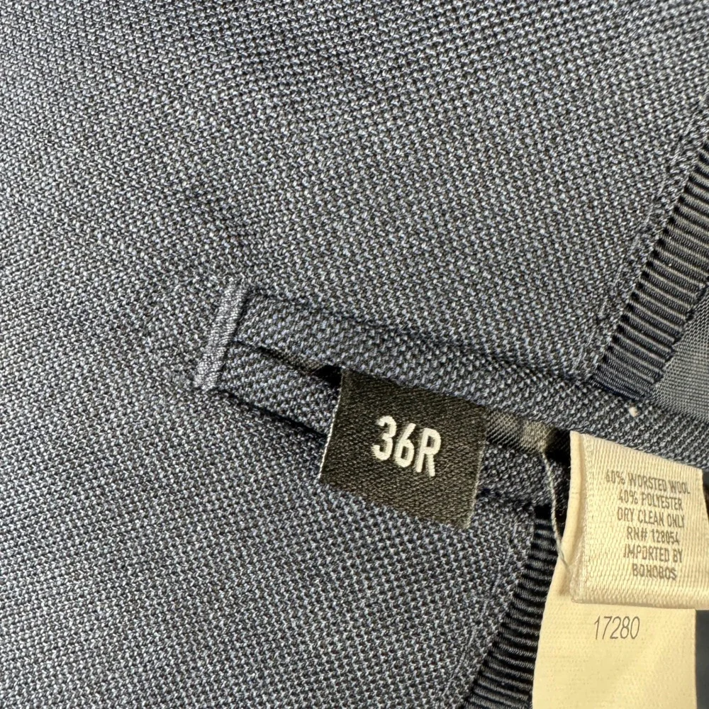 Bonobos Jetsetter Wool Blazer Athletic Fit Blue 36R 24344-BNF32